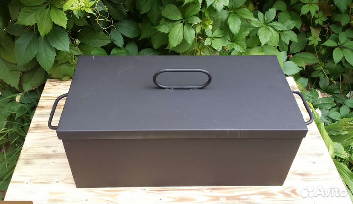 Двухъярусная коптильня с гидрозатвором