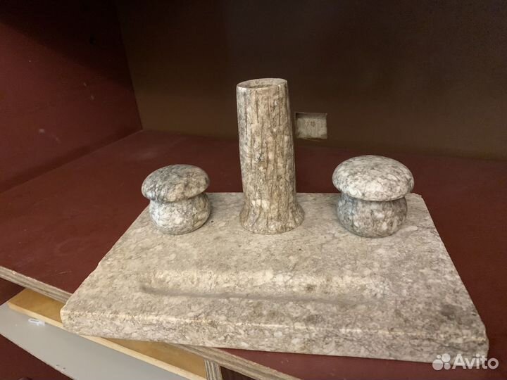 Чернильница СССР мраморная