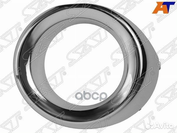 Оправа птф renault logan 14-18 LH ободок хром S