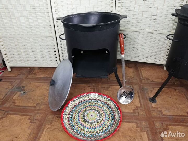 Казан с печкой