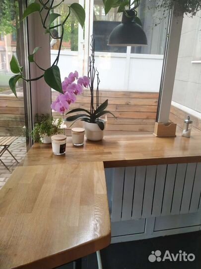 Столешница из дуба и ясеня