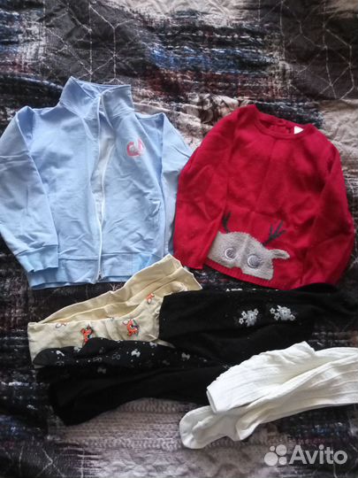 Пакет вещей на девочку 110 116 128