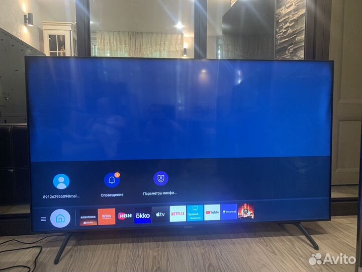 Tv.Samsung SMART 4k 70 диагональ