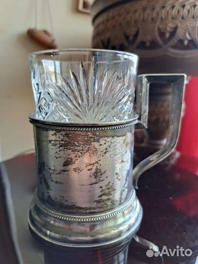 Подстаканник серебро 84 проба