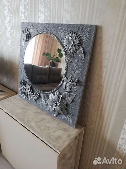 Интерьерное панно с зеркалом