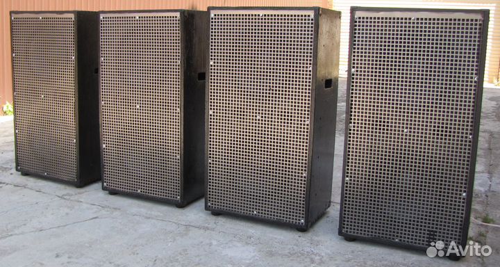 Сабвуферы F.Audio 4000W 2шт Pro Нч Колонки F12