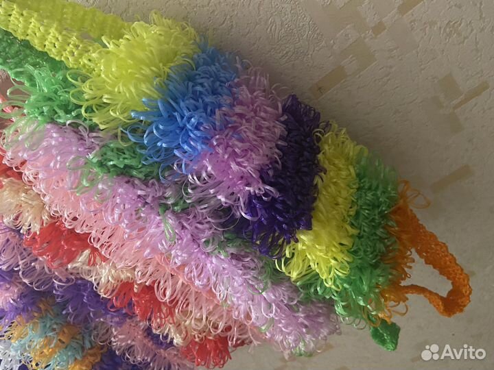 Мочалка ручной работы