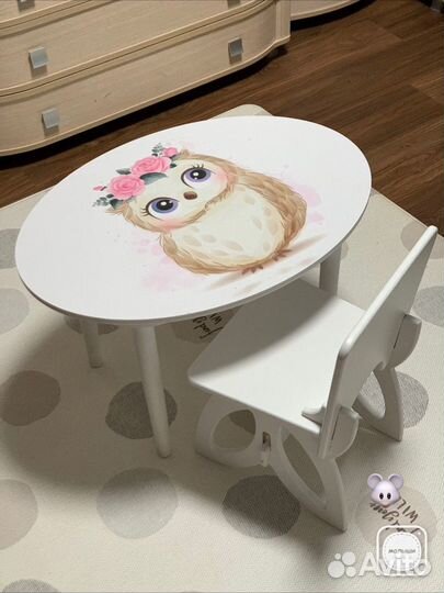 Детский стол и стул новый комплект