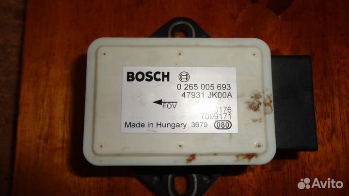 Датчик ускорения nissan Bosch 0 265 005 693
