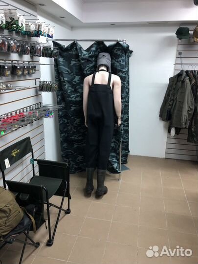 Вейдерсы неопреновые 4мм с резиновыми сапогами