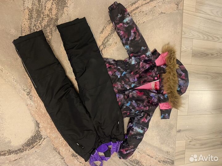 Зимний костюм на девочку 128