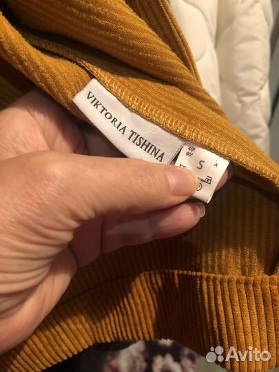 Пиджак курточка женский вельветовый