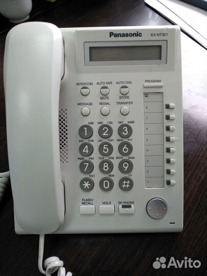 Ip-телефон Panasonic KX-NT321 7 шт, 5 зярядных уст