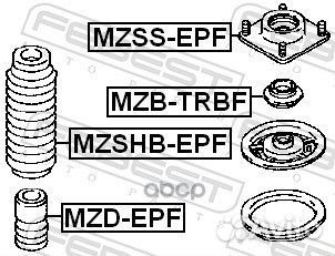 Пыльник переднего амортизатора (mazda tribute E