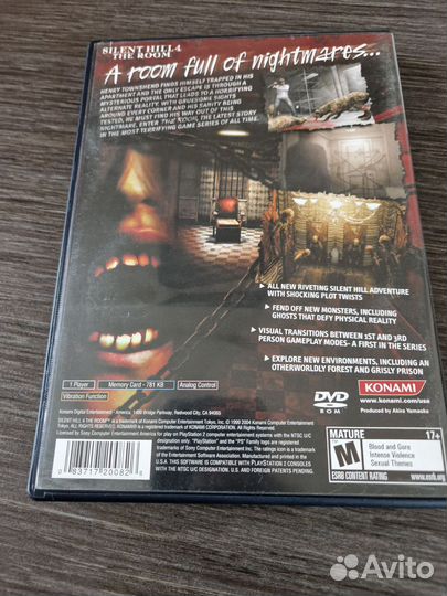 Silent Hill 4 Room PS2 ntsc-u