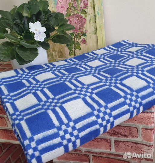 Одеяло байковое взрослое двуспальное 170х200 хлопо