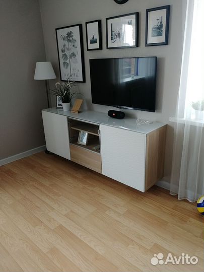 Тумба под тв IKEA бесто 180 см