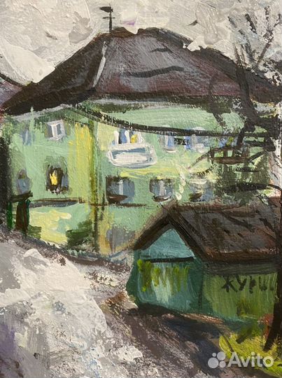 Картина 20х35 см, акрил