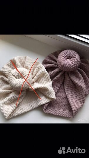 Шапка тюрбан для девочки