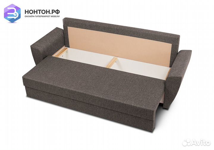 Диван еврокнижка Амстердам светло-коричневый