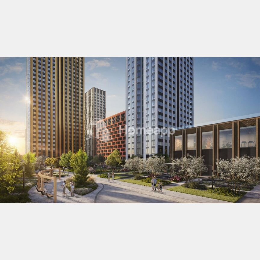 2-к. квартира, 41,3 м², 33/45 эт.