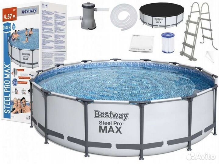 Каркасный бассейн Bestway Pro Max 56438 457х122см