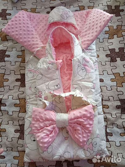 Конверт на выписку для девочки