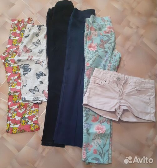 Вещи пакетом на девочку 122 128