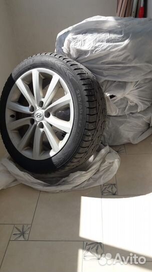 Колеса зимние Nokian Nordman 7 с дисками Hyundai