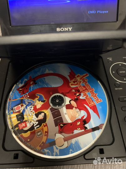 Портативный видеопроигрыватель DVD sony