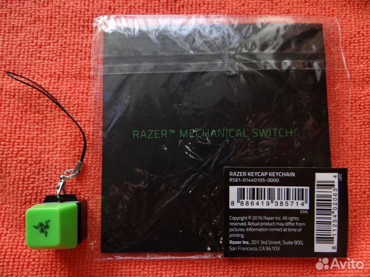 Брелок Razer Keycap Keychain, 2016, новый