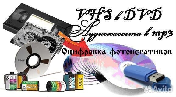 Оцифровка фотопленки, видео и аудио кассет