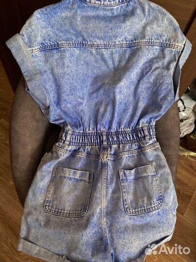 Комбинезон джинсовый женский