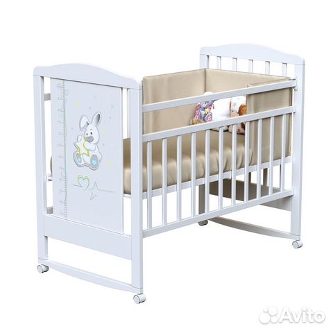 Детская кроватка вдк Dream JOE колесо-качалка