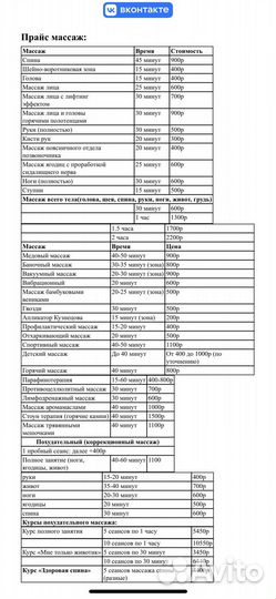 Медицинский массаж в Северодвинске