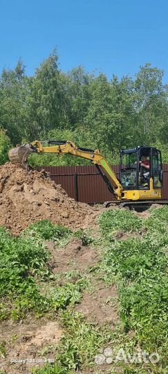 Аренда гусеничного мини-экскаватора