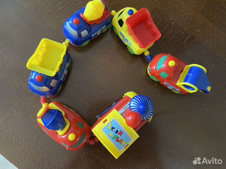 Кубики,паровозик Томас и спецтранспорт,лото-домино