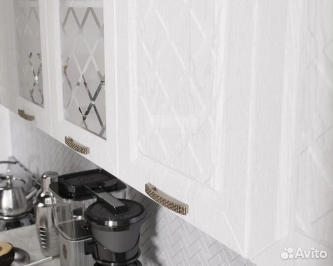 Кухня Агава Белая Аква 2м