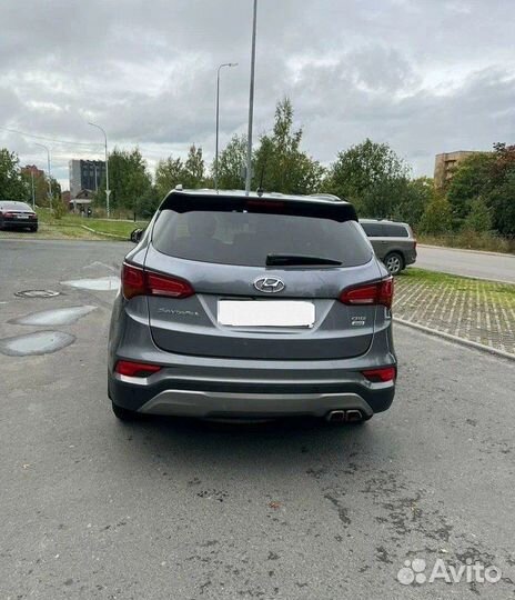 Hyundai Santa Fe 2.2 AT, 2017, 105 730 км