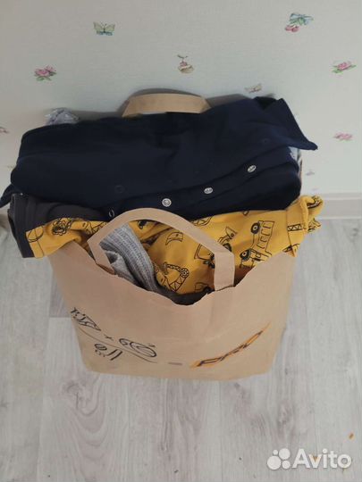 Вещи пакетом на мальчика 68см до года