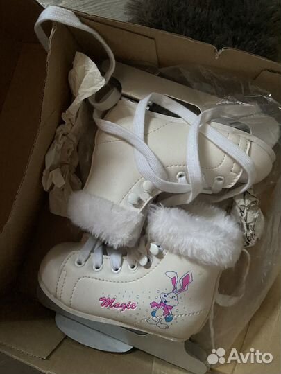 Коньки детские двухполозные 25