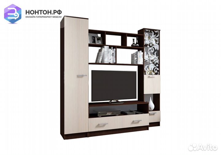 Гостиная Магна дуб беленый / венге