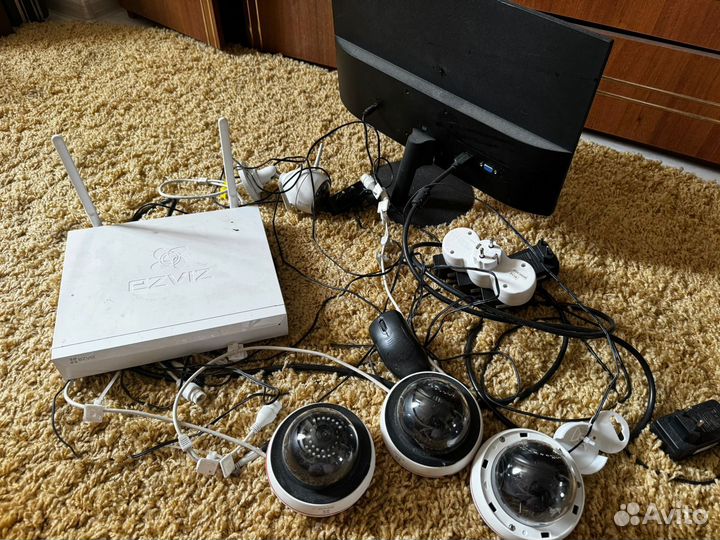 Комплект wifi видеонаблюдения ezviz
