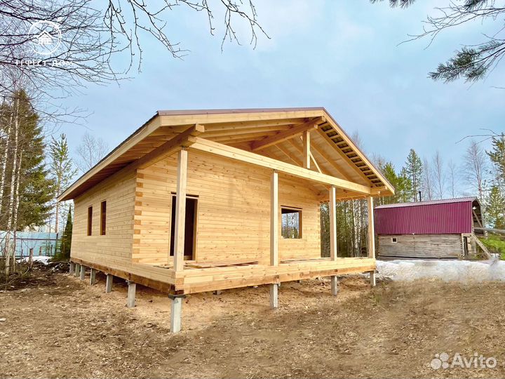 Дом из бруса 79м2