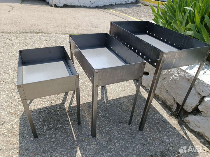 Усиленный Мангал складной 2мм