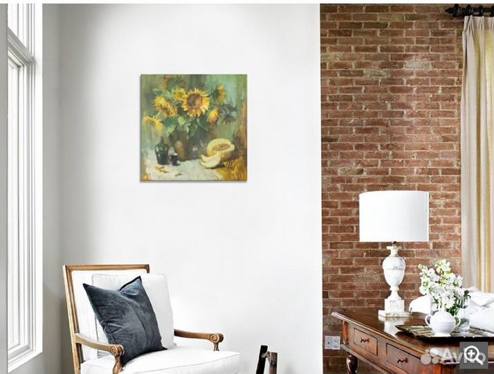 206 Натюрморт с подсолнухами кисти Анны Давыдченко