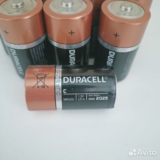 Батарейки duracell 1.5V LR14 MN1400