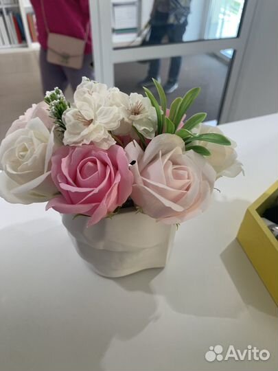 Букет из мыльной пены