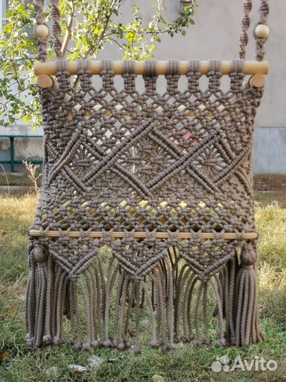Детские качели макраме