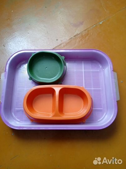 Лоток для кошек и миски